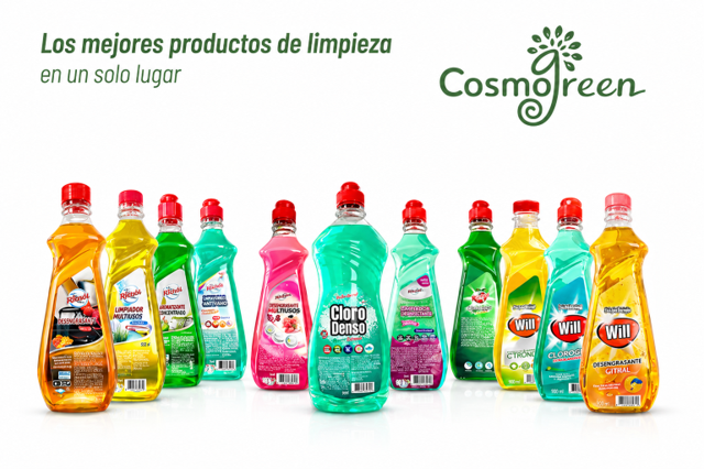 Mostrario de productos Cosmogreen